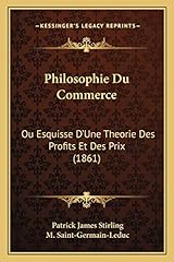 Philosophie commerce esquisse d'occasion  Livré partout en France
