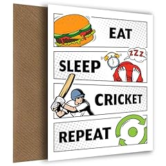 Eat sleep cricket for sale  Delivered anywhere in UK