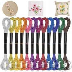 Metallic embroidery threads for sale  Delivered anywhere in UK