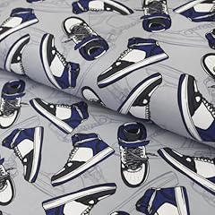 Baumwolljersey sneaker grau gebraucht kaufen  Wird an jeden Ort in Deutschland