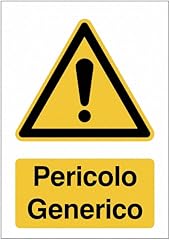 Pericolo generico cartello usato  Spedito ovunque in Italia 