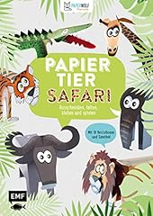 Papiertier safari ausschneiden gebraucht kaufen  Wird an jeden Ort in Deutschland