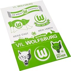 Vfl wolfsburg aufkleberkarte gebraucht kaufen  Wird an jeden Ort in Deutschland