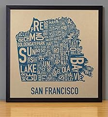 Framed san francisco for sale  Delivered anywhere in USA 