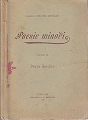 Poesie minori vol usato  Spedito ovunque in Italia 