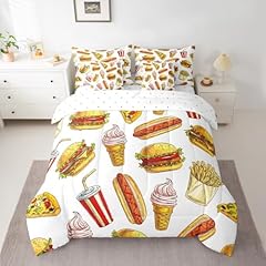 Hamburger print comforter for sale  Delivered anywhere in USA 