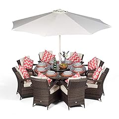 riviera 10 piece dining set for sale  Delivered anywhere in UK