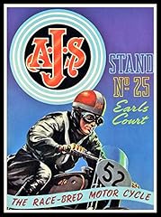 Ajs motorcycle vintage for sale  Delivered anywhere in USA 