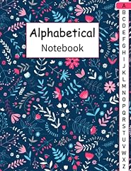 Alphabetical notebook pages for sale  Delivered anywhere in UK
