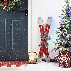 Glitzhome red wooden for sale  Delivered anywhere in USA 