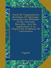 Traité trigonométrie rectili for sale  Delivered anywhere in UK