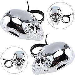 Pair motorcycle skull for sale  Delivered anywhere in UK