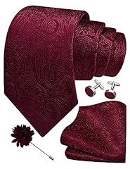 Gusleson burgundy tie for sale  Delivered anywhere in UK