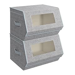 Songmics stackable storage for sale  Delivered anywhere in USA 