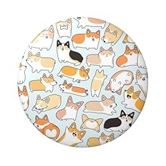 Corgi pattern round for sale  Delivered anywhere in UK
