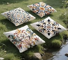 Blue outdoor cushions for sale  Delivered anywhere in UK