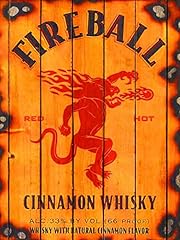 Durable Metal Sign Fireball Distressed Tin Sign Home for sale  Delivered anywhere in USA 
