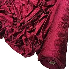 Crushed velvet fabric for sale  Delivered anywhere in UK