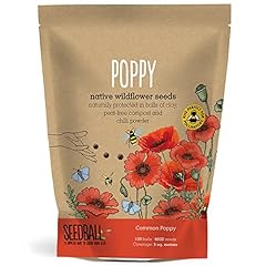 Seedball poppy seed for sale  Delivered anywhere in UK