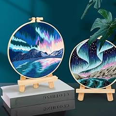 Aurora borealis embroidery for sale  Delivered anywhere in USA 