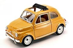 Usato, per FIAT 500 L 1968 YELLOW 1:24 - Burago - Auto Stradali - Die Cast - Modellismo usato  Spedito ovunque in Italia 