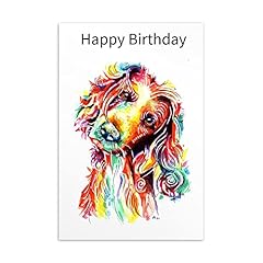 Birthday card cocker for sale  Delivered anywhere in UK