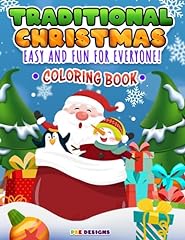 Traditional christmas coloring for sale  Delivered anywhere in UK