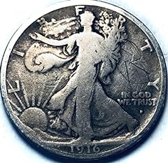 1916 D Walking Liberty Silver Half Dollar Seller Good for sale  Delivered anywhere in USA 