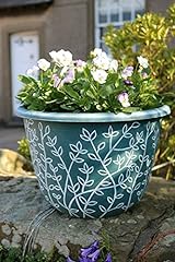SG Traders Plant Pot Large Round Plastic Serenity Planter, used for sale  Delivered anywhere in UK