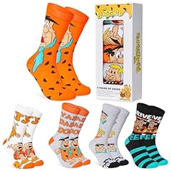 Flintstones mens socks for sale  Delivered anywhere in UK