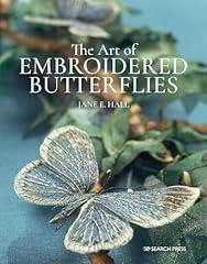 Art embroidered butterflies for sale  Delivered anywhere in USA 