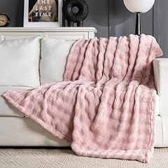 Pink faux fur for sale  Delivered anywhere in USA 