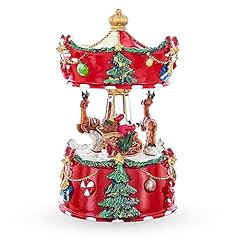 Santa merry carousel for sale  Delivered anywhere in USA 