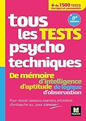 Tests psychotechniques mémoir d'occasion  Livré partout en France