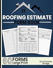 Roofing estimate form for sale  Delivered anywhere in UK