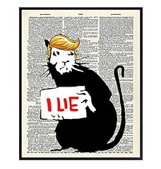 Anti trump banksy for sale  Delivered anywhere in USA 