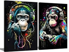 Graffiti monkey canvas for sale  Delivered anywhere in USA 