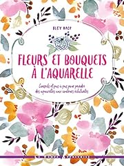 Fleurs bouquets aquarelle d'occasion  Livré partout en Belgiqu