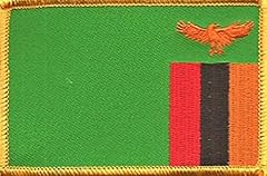 Zambia flag patch for sale  Delivered anywhere in USA 