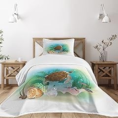 Ambesonne ocean bedspread for sale  Delivered anywhere in USA 
