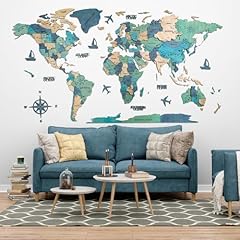 Wooden map wood for sale  Delivered anywhere in USA 