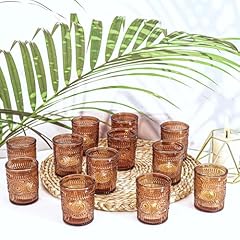 Pcs amber glass for sale  Delivered anywhere in USA 