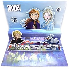 200602 3D Pop Up Pop Up Card Disney Frozen Elsa Princess for sale  Delivered anywhere in UK