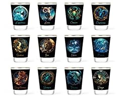 Zodiac shot glasses for sale  Delivered anywhere in USA 