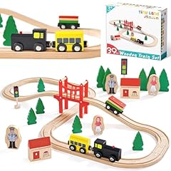 Wooden train set for sale  Delivered anywhere in UK