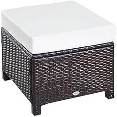 Outsunny rattan footstool for sale  Delivered anywhere in UK