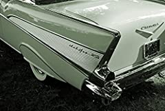 Used, 1957 57 Chevy Belair Photo 8 1/2 X 11 Photograph FINS for sale  Delivered anywhere in UK