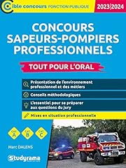 Concours sapeurs pompiers d'occasion  Livré partout en France