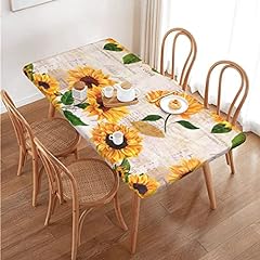 Vintage sunflower tablecloth for sale  Delivered anywhere in USA 