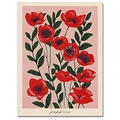 Vintage flower canvas for sale  Delivered anywhere in USA 